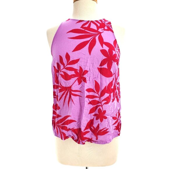 Old Navy Sm Shirt Summer Sleeveless Tank Top High-neck Lightweight Keyhole Back - Picture 2 of 8